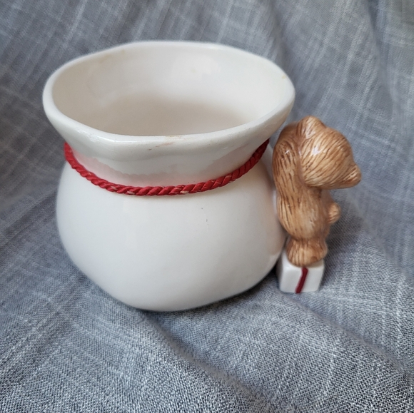 🎄Vintage, Teddy Bear, Candy Dish, Christmas - Picture 13 of 14